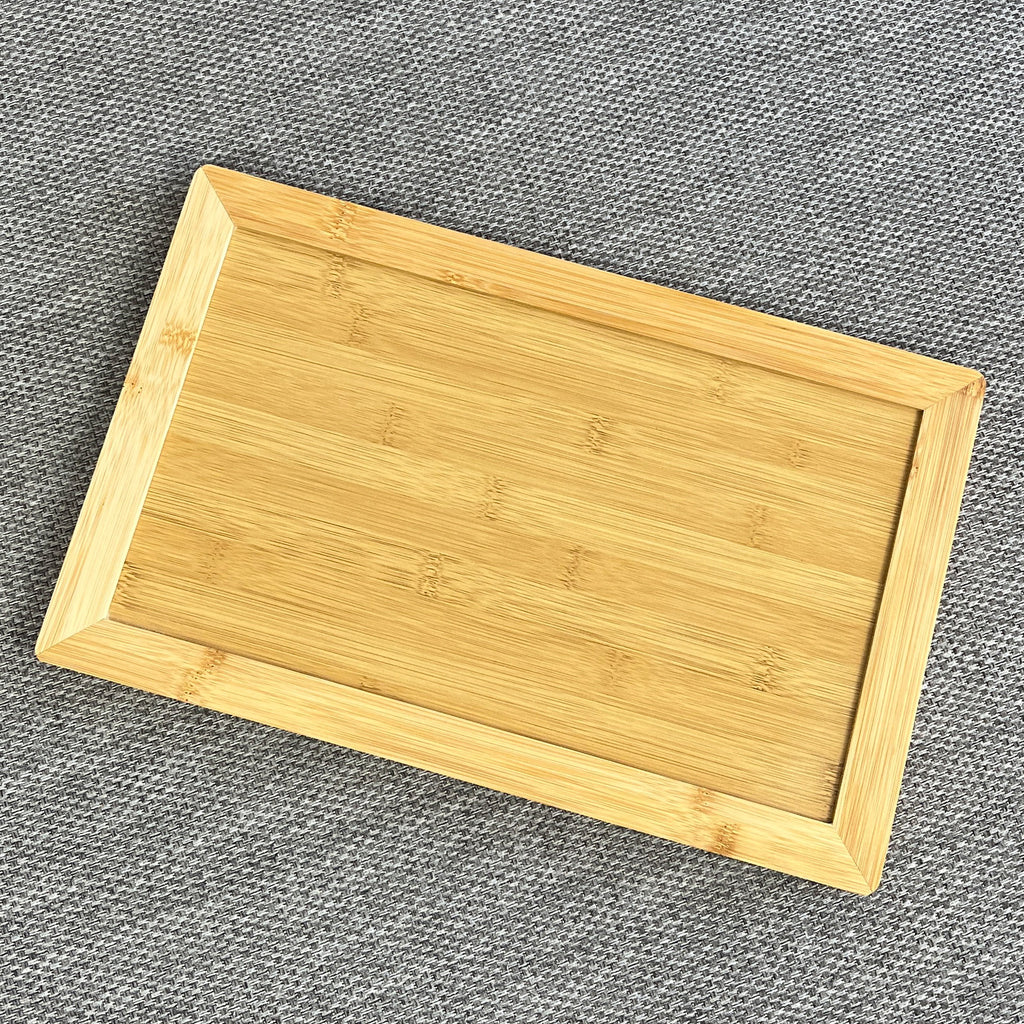 38.5cm Bamboo Bread Cutting Board with Crumb Catcher Base
