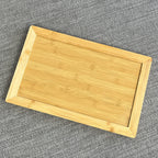 38.5cm Bamboo Bread Cutting Board with Crumb Catcher Base