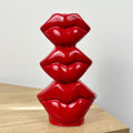 20cm Small Tower of Lips Vase – Ceramic