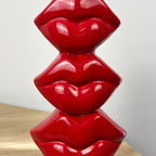20cm Small Tower of Lips Vase – Ceramic