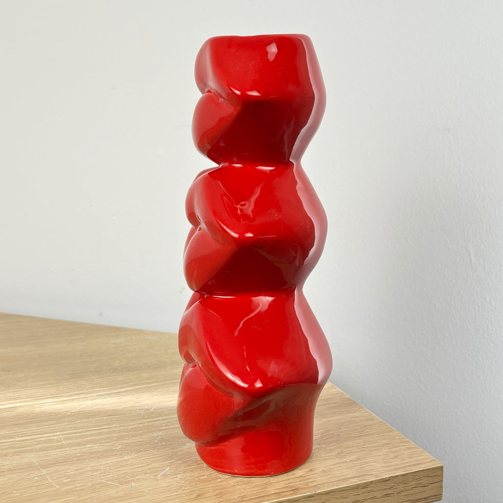20cm Small Tower of Lips Vase – Ceramic