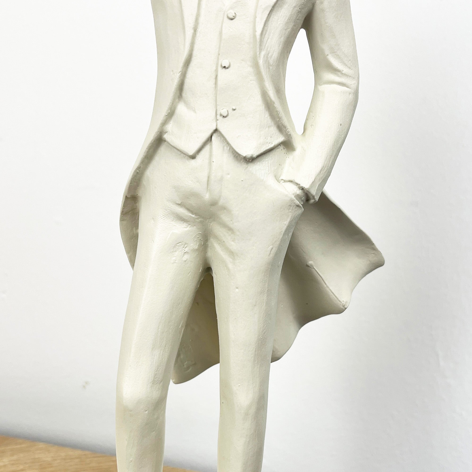 31cm Tall Dapper Gentlemen Figurine Ornament - Resin