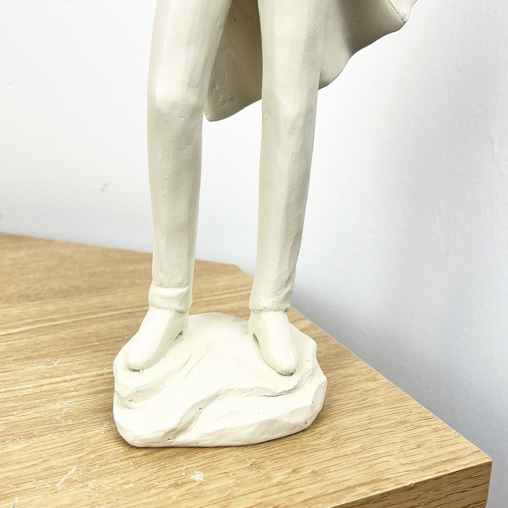 31cm Tall Dapper Gentlemen Figurine Ornament - Resin