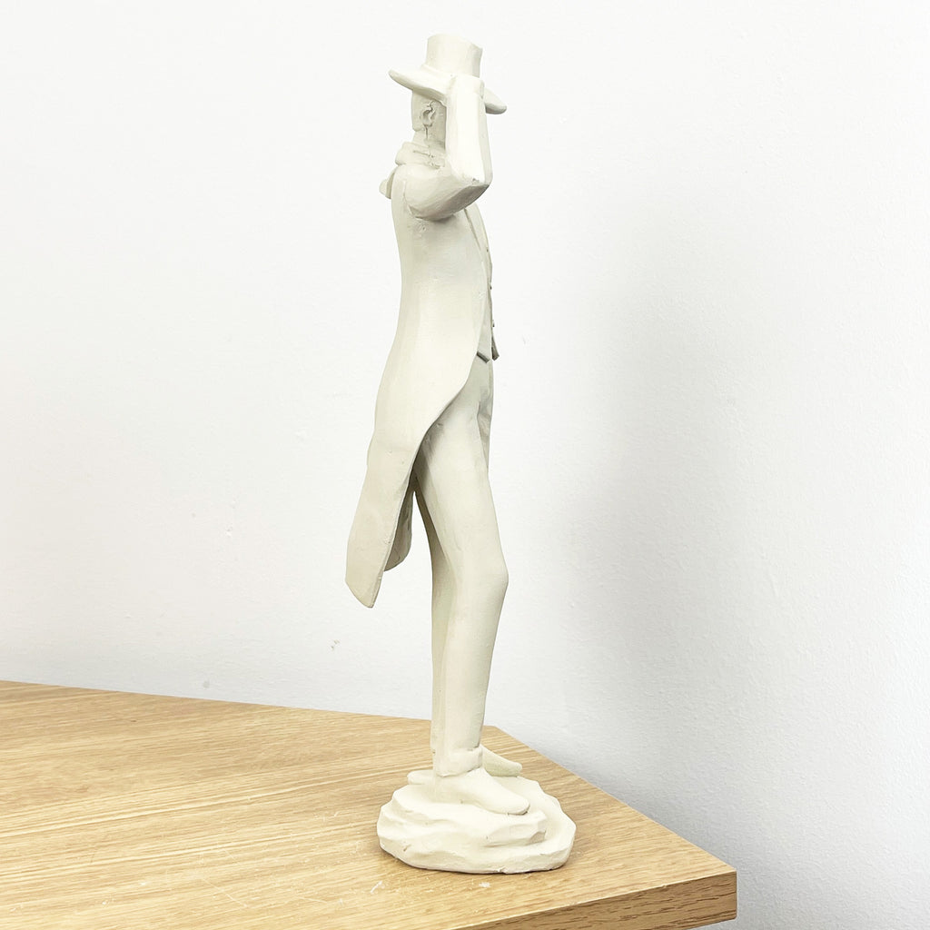 31cm Tall Dapper Gentlemen Figurine Ornament - Resin