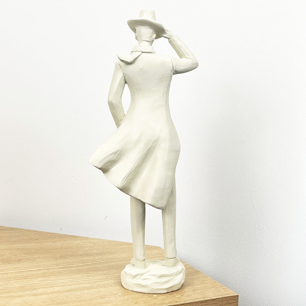 31cm Tall Dapper Gentlemen Figurine Ornament - Resin