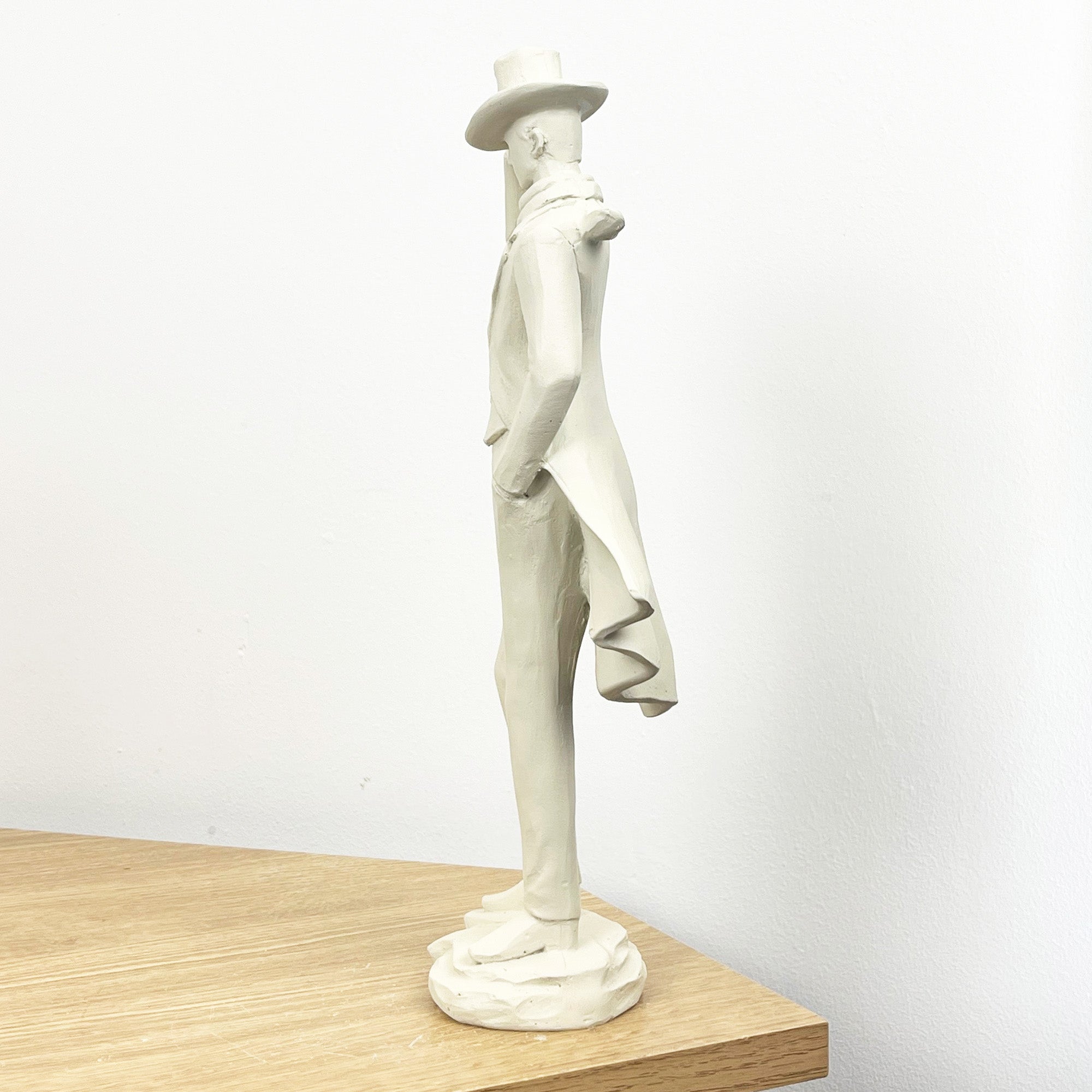 31cm Tall Dapper Gentlemen Figurine Ornament - Resin