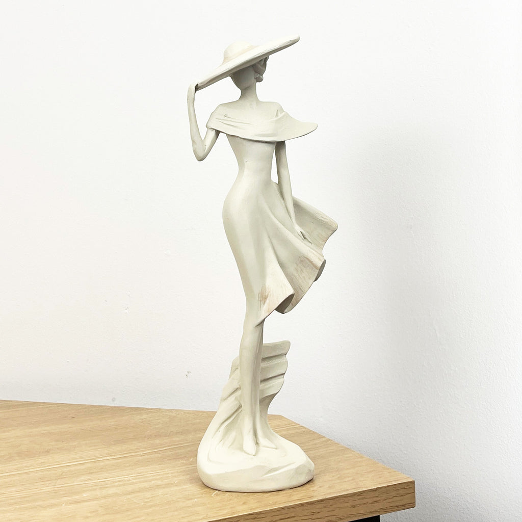 29.5cm Tall Elegant Lady Figurine Ornament - Resin