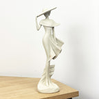 29.5cm Tall Elegant Lady Figurine Ornament - Resin