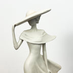 29.5cm Tall Elegant Lady Figurine Ornament - Resin
