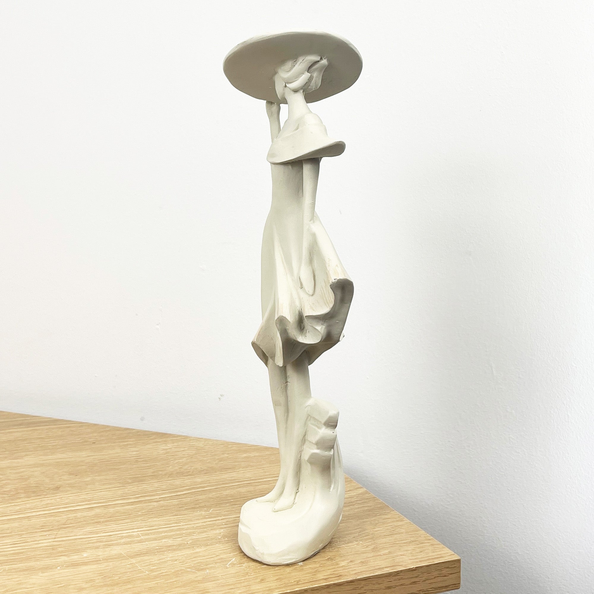 29.5cm Tall Elegant Lady Figurine Ornament - Resin