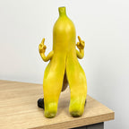 23.5cm Rude Middle Finger Naughty Banana Figurine / Ornament - Resin