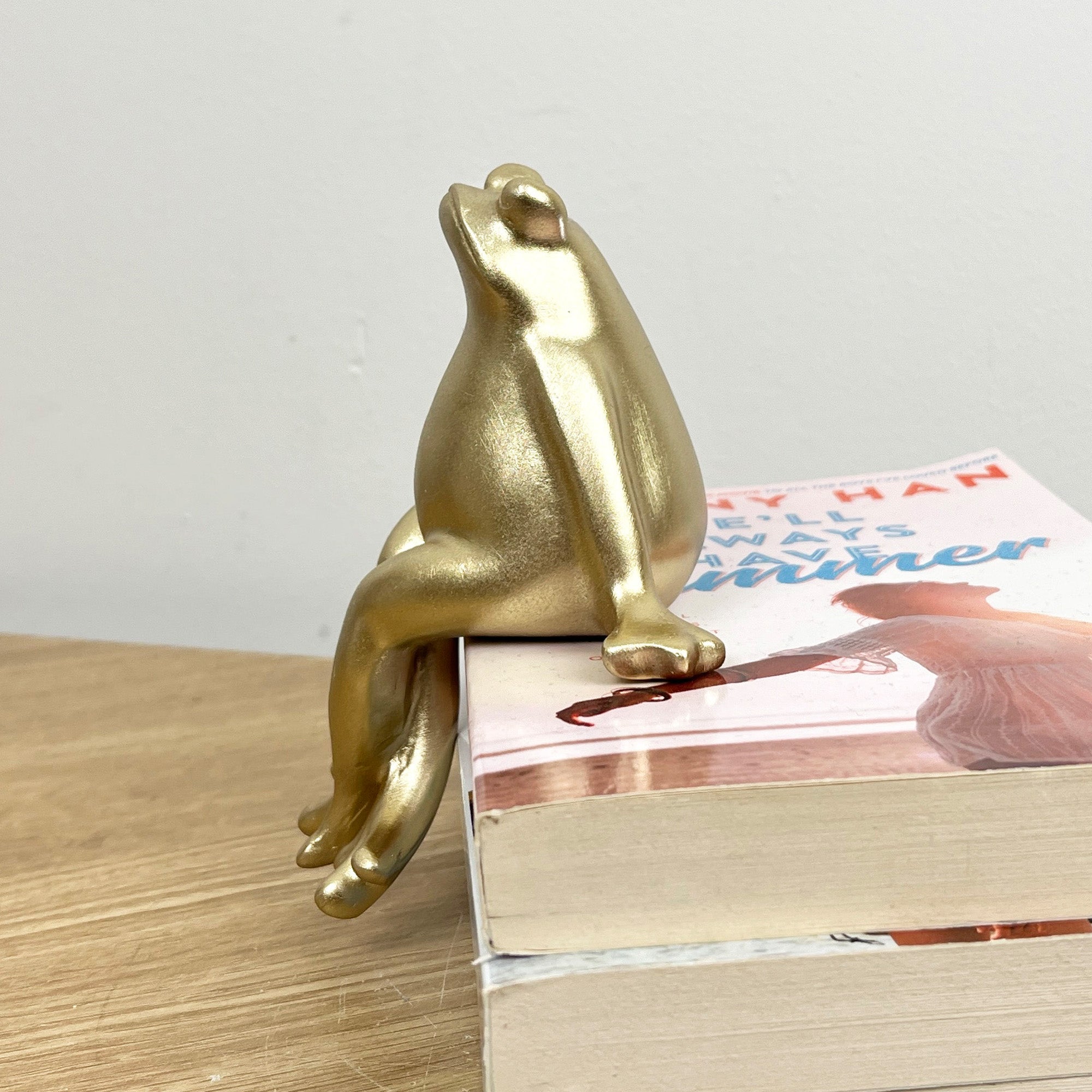 8cm Tall Shelf Sitting Frog Ornament - Resin