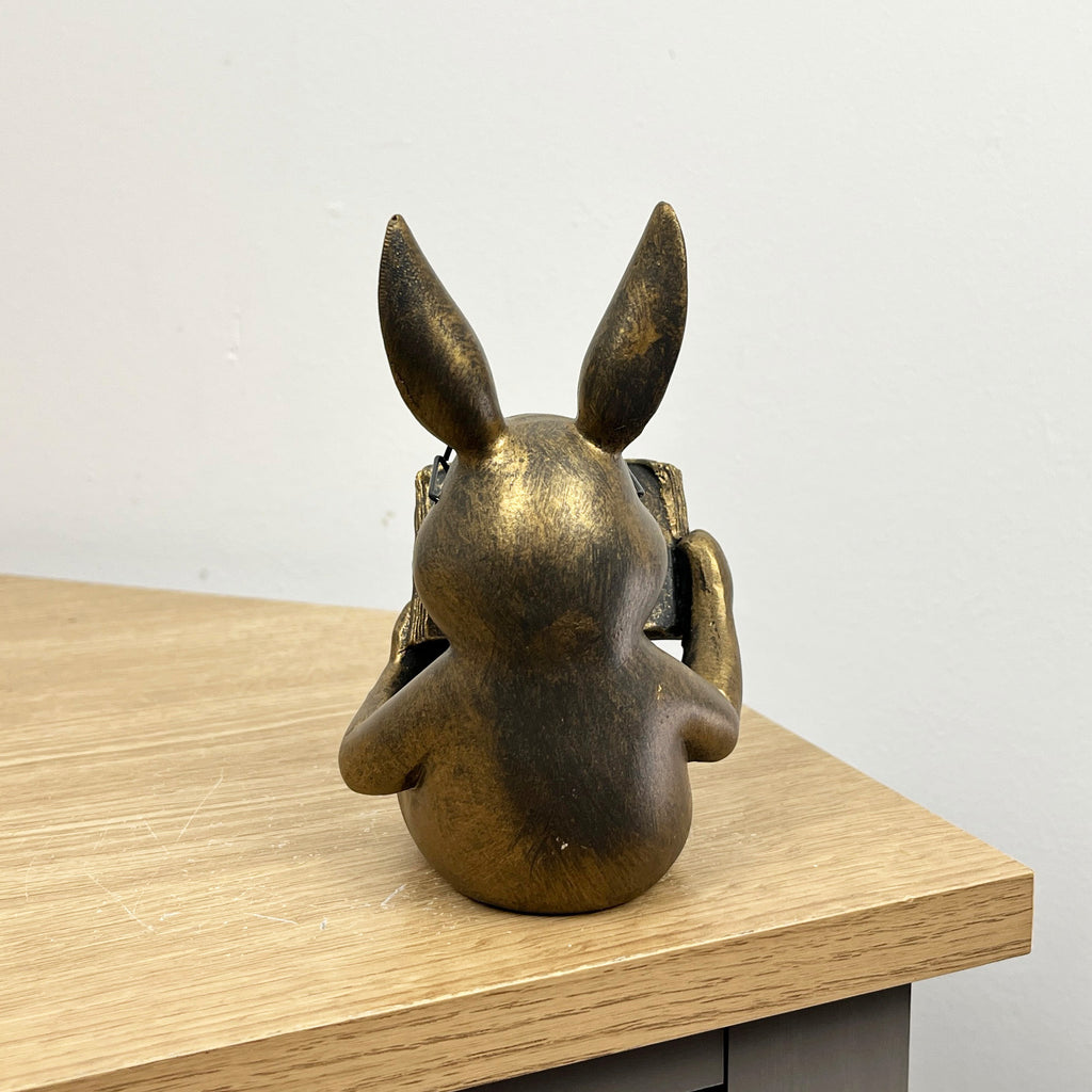 13.5cm Reading Rabbit Ornament – Resin