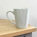 2 x 300ml New Bone Porcelain Mugs – Light Grey