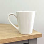2 x 300ml New Bone Porcelain Mugs – White