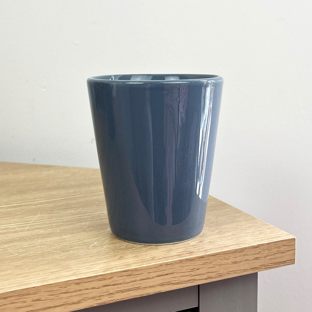 2 x 300ml New Bone Porcelain Mugs – Bluish Grey