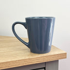 2 x 300ml New Bone Porcelain Mugs – Bluish Grey