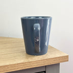 2 x 300ml New Bone Porcelain Mugs – Bluish Grey