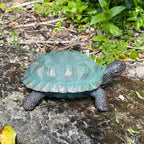 22cm Tortoise Garden Ornament - Resin