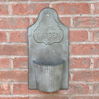 46.5cm Vintage Wall Mounted Planter – Zinc