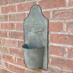 46.5cm Vintage Wall Mounted Planter – Zinc