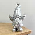 20cm Cheeky Double Middle Finger Gonk Ornament - Silver