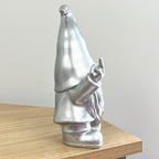 20cm Cheeky Double Middle Finger Gonk Ornament - Silver