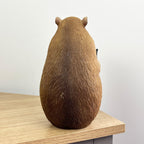 21cm Peace Sign Capybara Ornament - Resin