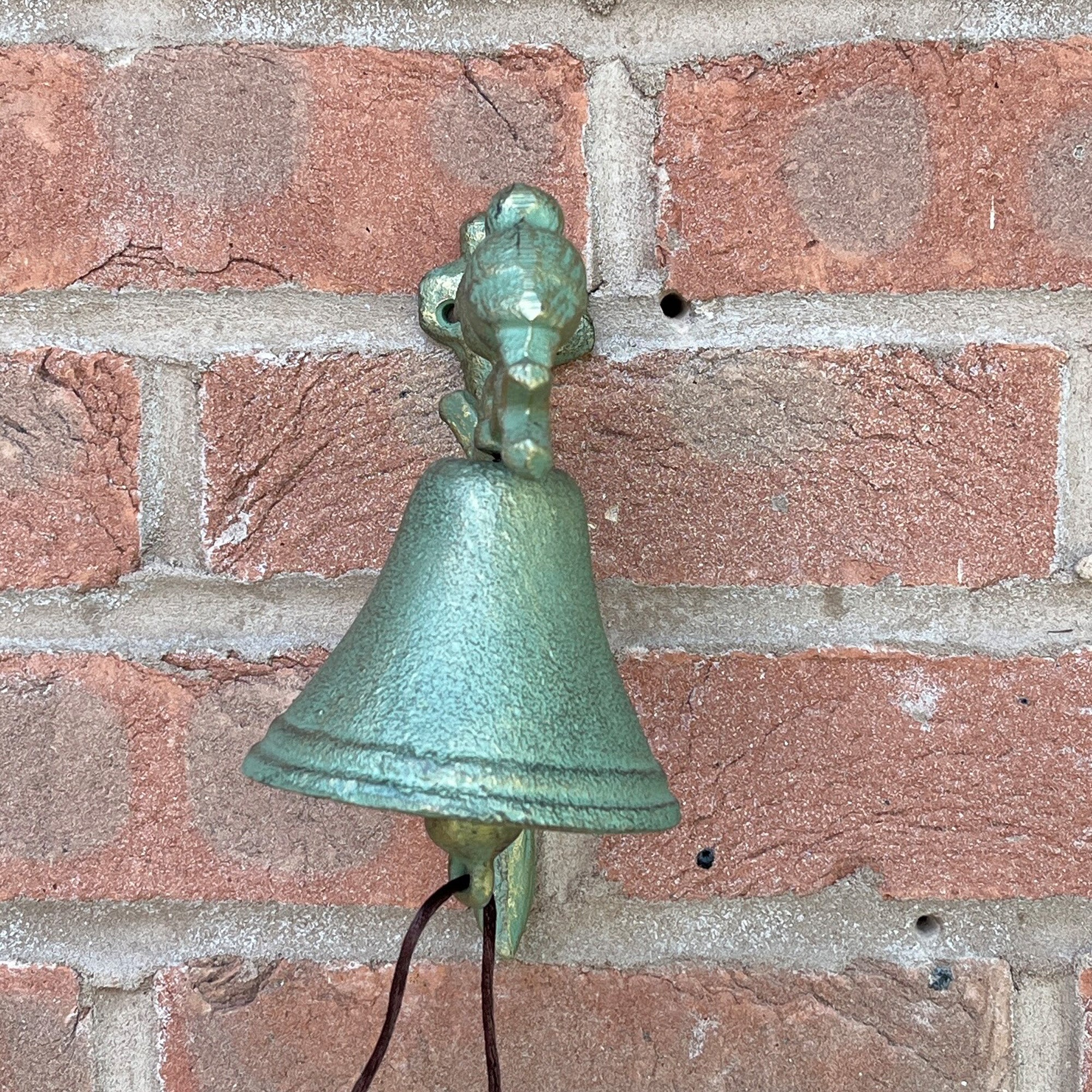 Vintage Style Birds on a Branch Garden Wall Bell - Cast Iron