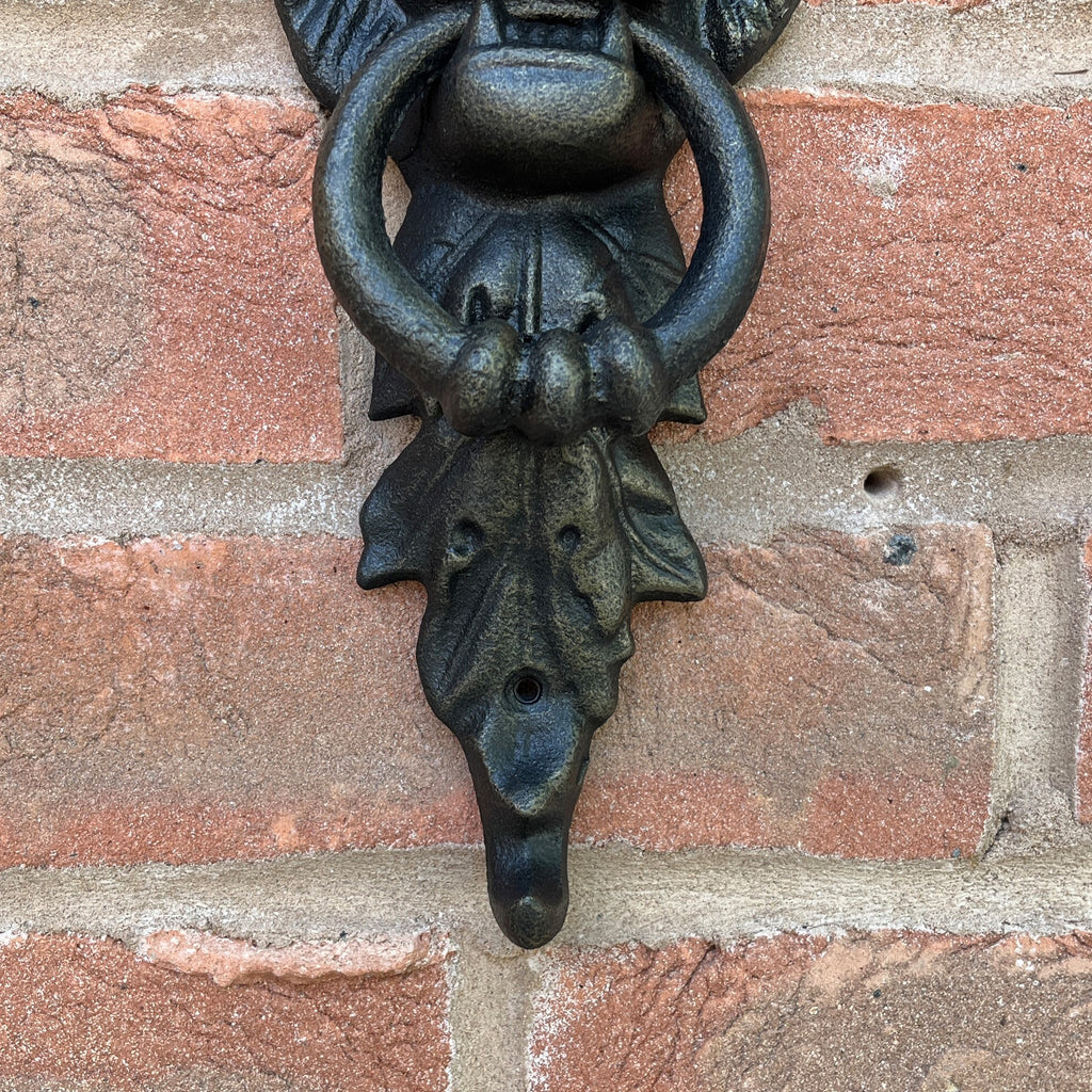 Cast Iron Lion Head Door Knocker