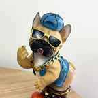 20cm Rude Middle Finger French Bulldog Ornament – Resin
