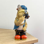 20cm Rude Middle Finger French Bulldog Ornament – Resin