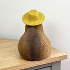 18cm Beach Ready Capybara Ornament – Resin