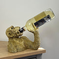 Gold Monkey Wine / Beer Bottle Holder – Resin