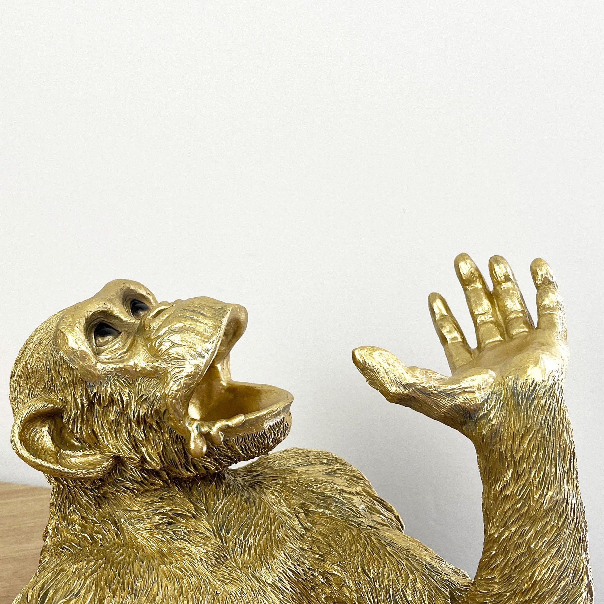 Gold Monkey Wine / Beer Bottle Holder – Resin
