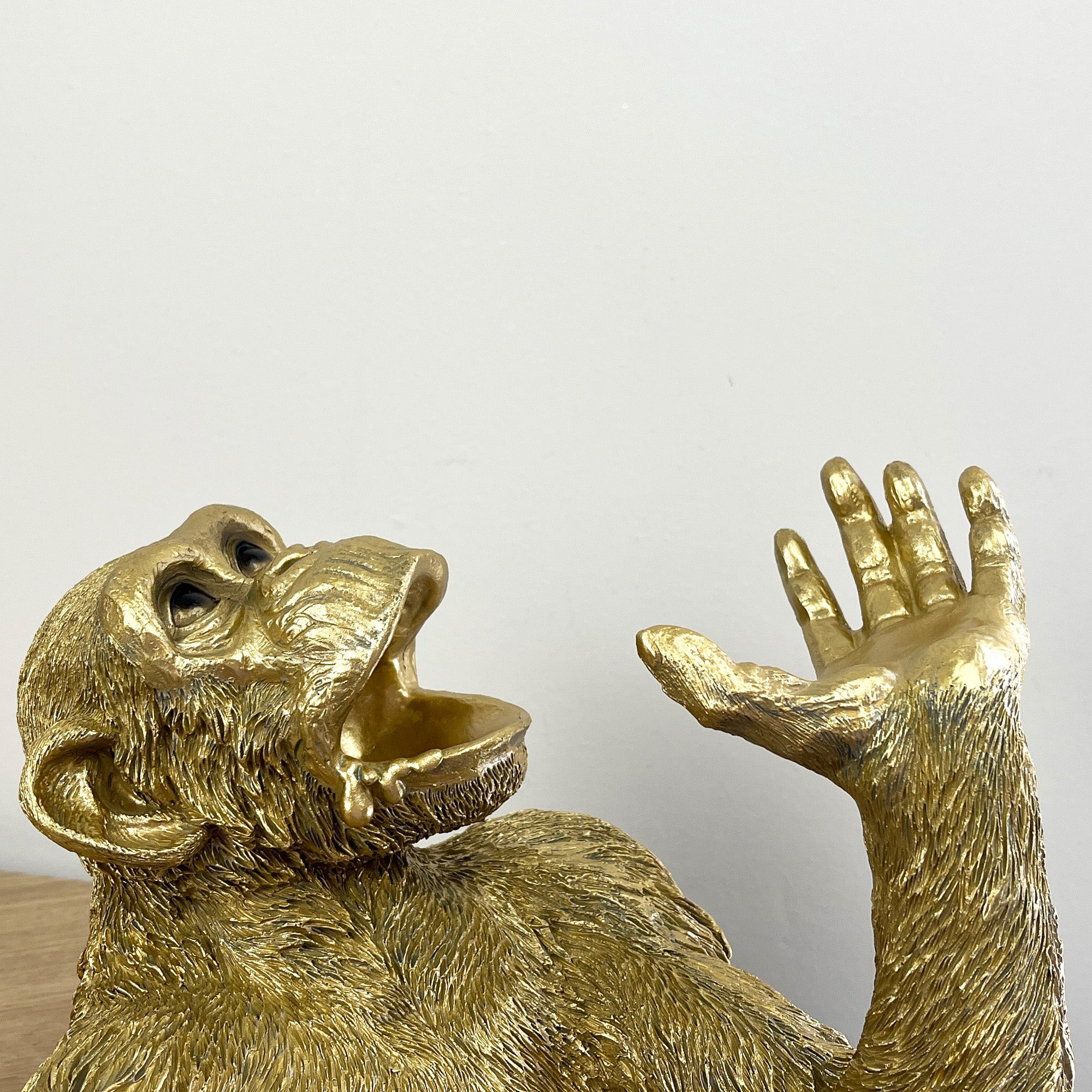 Gold Monkey Wine / Beer Bottle Holder – Resin