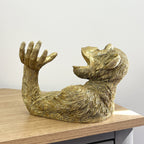 Gold Monkey Wine / Beer Bottle Holder – Resin