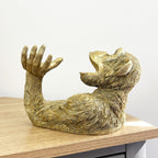 Gold Monkey Wine / Beer Bottle Holder – Resin