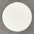 4 x 38cm White Round Place Mats Table Settings - Woven Fabric