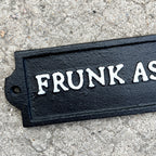 21.5cm 'Frunk as Duck' Funny Cast Iron Wall Sign