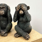 3 Wise Monkeys Ornament - Resin