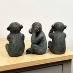 3 Wise Monkeys Ornament - Resin