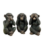 3 Wise Monkeys Ornament - Resin