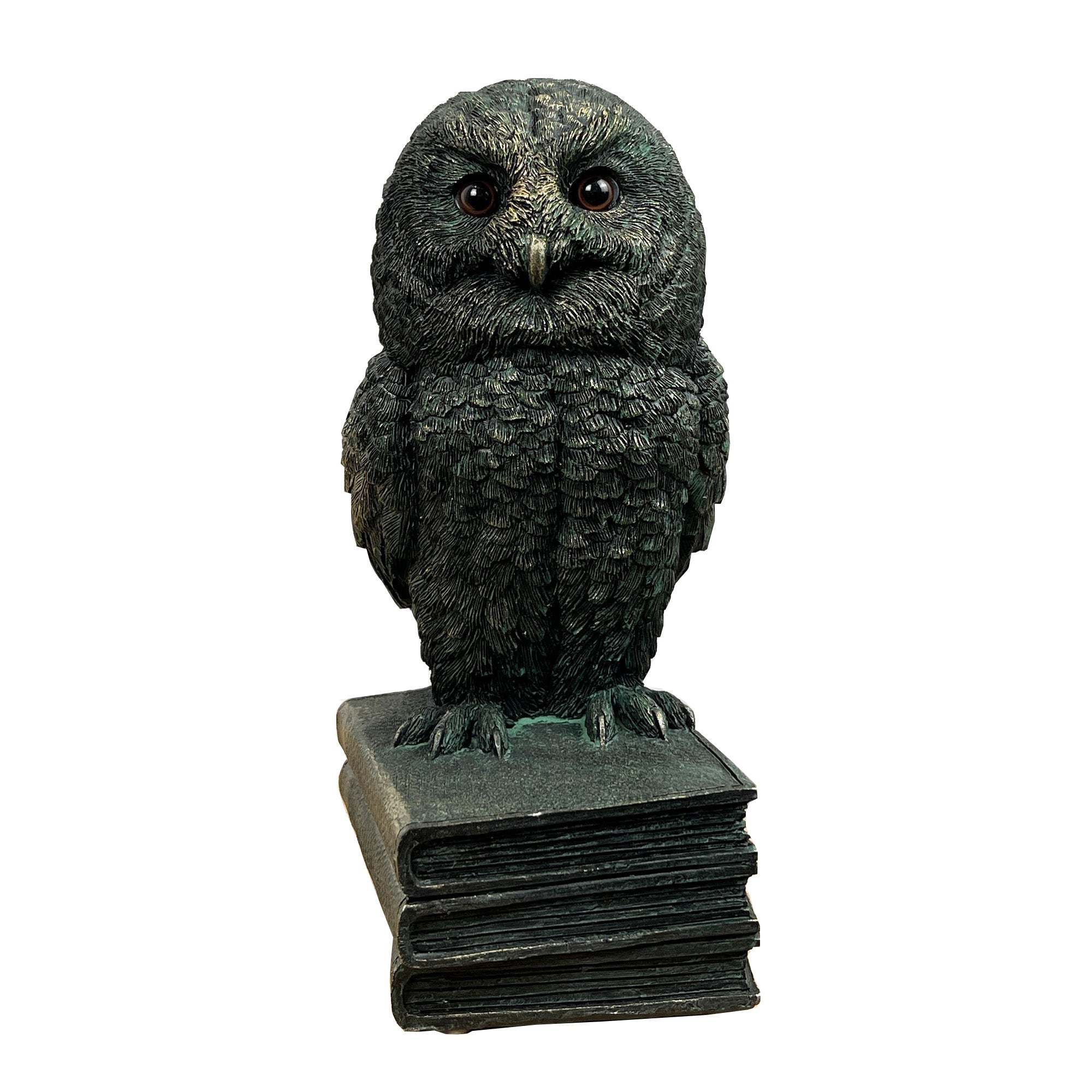 22.5cm Tall Owl on Books Ornament - Resin