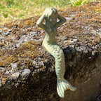 Small Sitting Mermaid Garden Ornament - Cast Iron