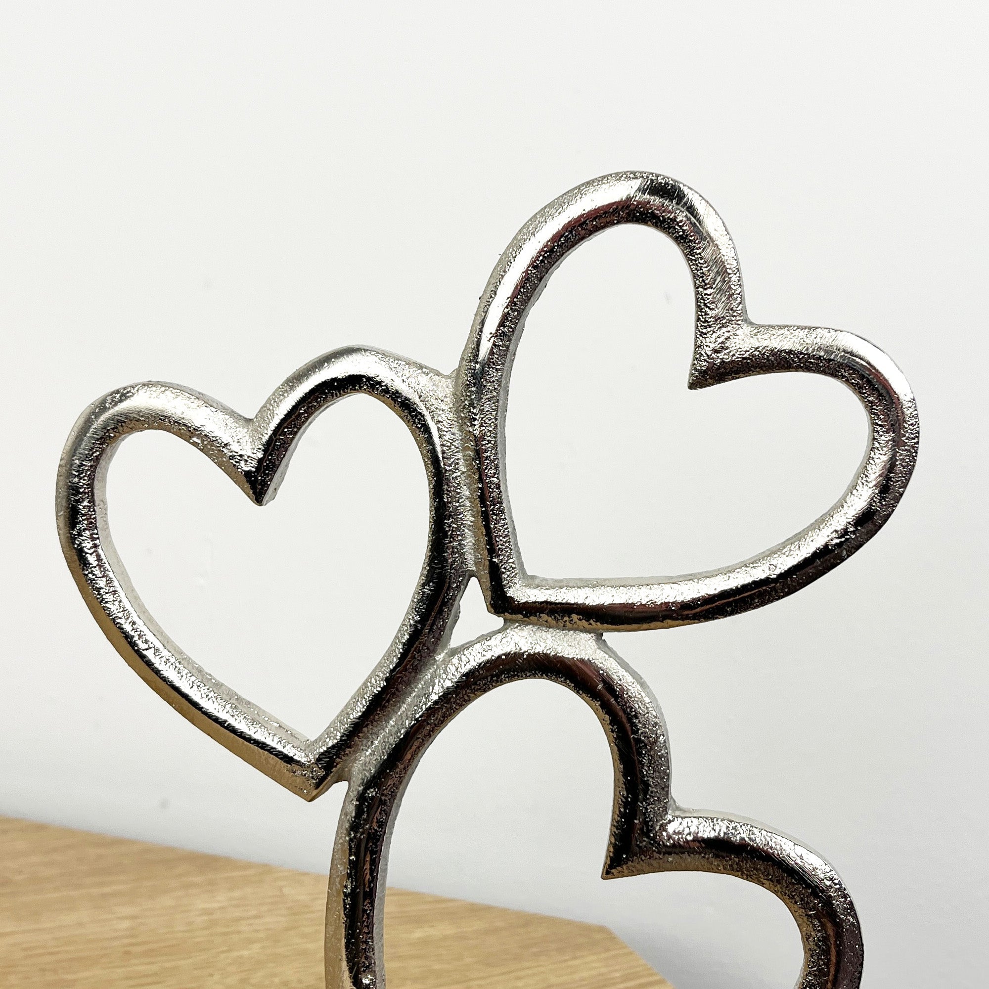 21cm Three Hearts Ornament / Sculpture