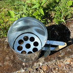 16cm x 27cm Steel Charcoal Chimney Starter with Wooden Handle