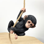 Small Hanging Monkey Ornament - Resin