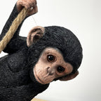 Small Hanging Monkey Ornament - Resin