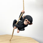 Small Hanging Monkey Ornament - Resin